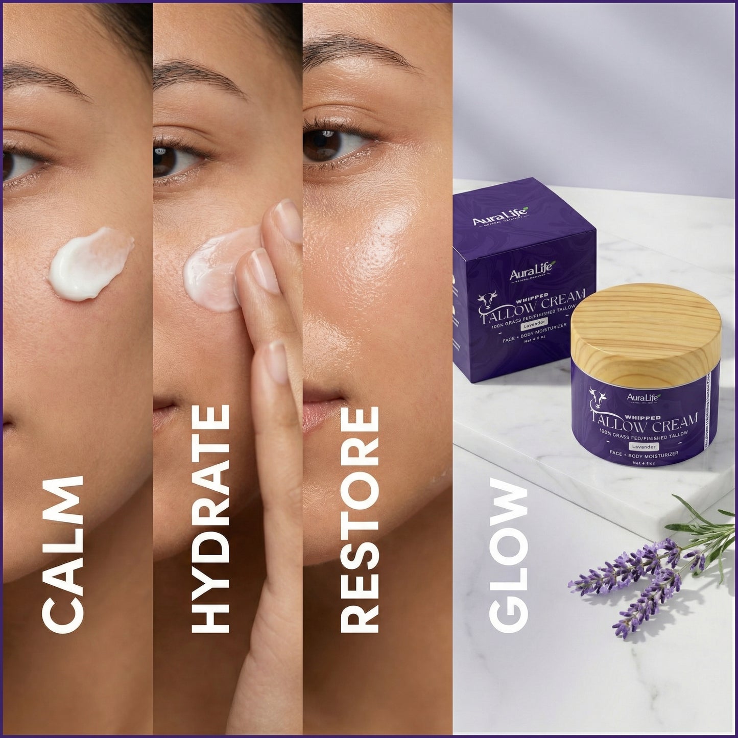 Whipped Tallow Cream - Lavender