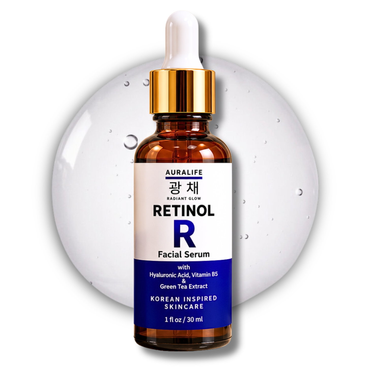 Aura Life Vitamin C Retional Serum+ with Kojic Acid, Niacinamide, Hyaluronic Acid & Vitamin E