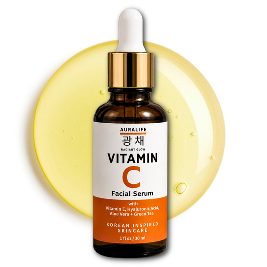 Aura Life Vitamin C Serum with Hyaluronic Acid & Vitamin E