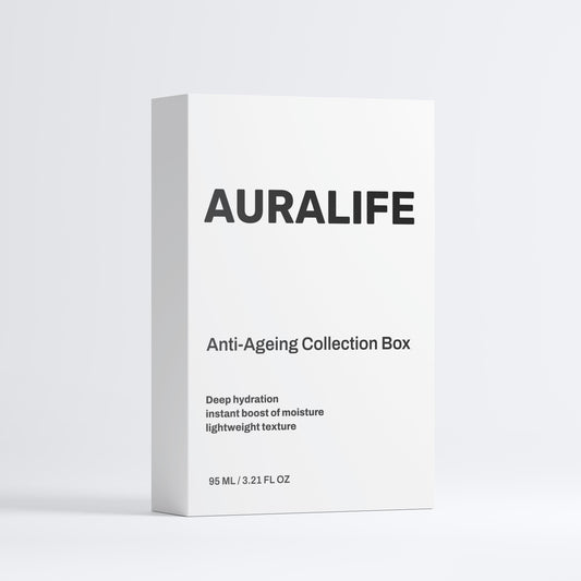 Auralife Anti-Ageing Collection Box on a white background