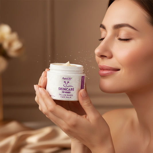 Tallow Face & Body Balm for Women's - Rosemarry + Aloeswood